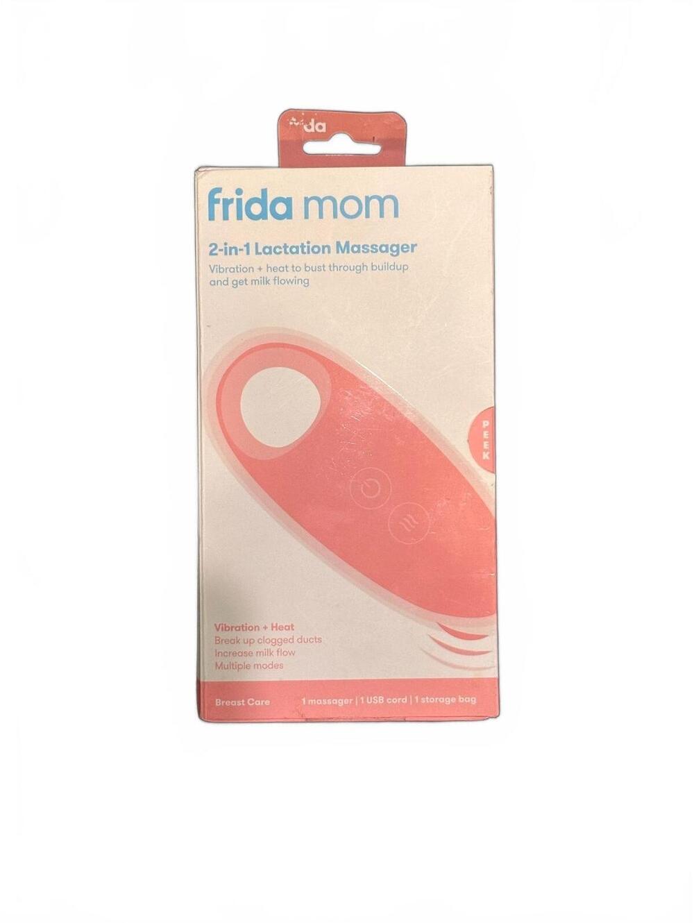 Frida Mom 2-in-1 Lactation Massager with Vibration and Heat